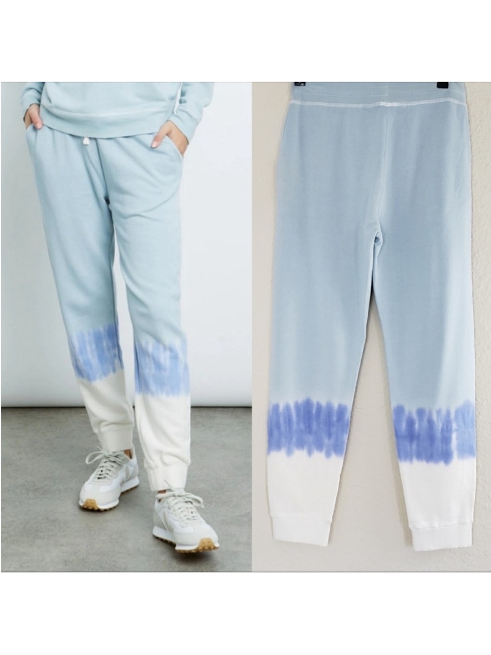 Rails  Blue Tie-Dye Hem Joggers